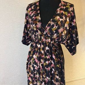 Gently Used LOVESTITCH Border Printed Kimono Dress